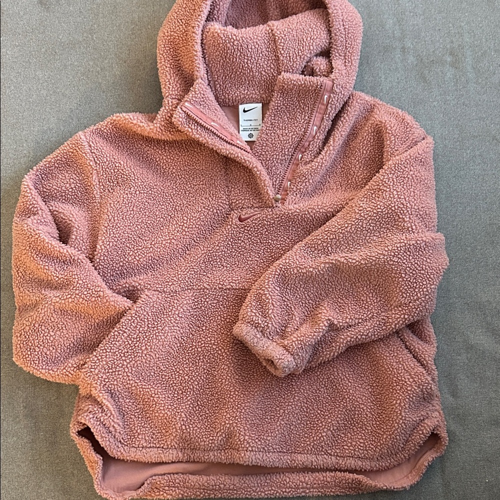 Nike Blush Sherpa Therma-Fit Hoodie